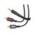 Кабель мультимедийный 3.5mm M to 2xRCA 1.5m Black BOROFONE (6974443382204) Кабель мультимедийный 3.5mm M to 2xRCA 1.5m Black BOROFONE (6974443382204)