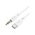 Кабель мультимедийный USB-C to 3.5mm M 1.0m white BOROFONE (6941991101076), изображение 3 Кабель мультимедийный USB-C to 3.5mm M 1.0m white BOROFONE (6941991101076), изображение 3