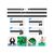 Фон Puluz PKT5205 background set with mount 290x200 cm green, blue, red (PKT5205), изображение 2 Фон Puluz PKT5205 background set with mount 290x200 cm green, blue, red (PKT5205), изображение 2