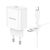 Зарядное устройство BOROFONE BA81A USB-C PD20W + cable USB-C to Lightning White (6941991108198), изображение 3 Зарядное устройство BOROFONE BA81A USB-C PD20W + cable USB-C to Lightning White (6941991108198), изображение 3