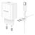 Зарядное устройство BOROFONE BA81A USB-C PD20W + cable USB-C to USB-C White (6941991108204), изображение 3 Зарядное устройство BOROFONE BA81A USB-C PD20W + cable USB-C to USB-C White (6941991108204), изображение 3