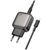 Зарядное устройство BOROFONE BAS55A Absolute 1xUSB-C PD30W + 1xUSB QC3.0 + cable USB-C to Lightning Black (6941991116247), изображение 3 Зарядное устройство BOROFONE BAS55A Absolute 1xUSB-C PD30W + 1xUSB QC3.0 + cable USB-C to Lightning Black (6941991116247), изображение 3