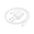 Зарядное устройство BOROFONE BN26 Fuente USB-C PD20W + cable USB-C to Lightning White (6941991120244), изображение 5 Зарядное устройство BOROFONE BN26 Fuente USB-C PD20W + cable USB-C to Lightning White (6941991120244), изображение 5