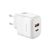 Зарядний пристрій XO L138 48W USB-C PD30W + USB-A QC18W White (L138_White) Зарядний пристрій XO L138 48W USB-C PD30W + USB-A QC18W White (L138_White)