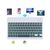 Клавиатура BeCover (245х150 мм) Bluetooth UA Dark Green (713406), изображение 2 Клавиатура BeCover (245х150 мм) Bluetooth UA Dark Green (713406), изображение 2