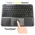 Клавіатура BeCover (265х185 мм) with TouchPad Bluetooth UA Black (713401) Клавіатура BeCover (265х185 мм) with TouchPad Bluetooth UA Black (713401)