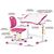 Парта со стулом Evo-kids Ergo Pink (Evo-03 Ergo PN), изображение 2 Парта со стулом Evo-kids Ergo Pink (Evo-03 Ergo PN), изображение 2