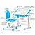 Парта со стулом Evo-kids Ergo Blue (Evo-05 Ergo BL), изображение 2 Парта со стулом Evo-kids Ergo Blue (Evo-05 Ergo BL), изображение 2