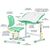 Парта со стулом Evo-kids Ergo Green (Evo-05 Ergo Z), изображение 2 Парта со стулом Evo-kids Ergo Green (Evo-05 Ergo Z), изображение 2