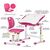 Парта со стулом Evo-kids Evo-06 Plus Pink (Evo-06 Plus PN), изображение 2