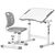 Парта со стулом Evo-kids Ergo Grey (Evo-07 Ergo G) Парта со стулом Evo-kids Ergo Grey (Evo-07 Ergo G)