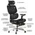 Офисное кресло Mealux D2 Air Plus Black (HF-D2 Plus M/B), изображение 9 Офисное кресло Mealux D2 Air Plus Black (HF-D2 Plus M/B), изображение 9