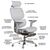 Офисное кресло Mealux D2 Air Plus Grey (HF-D2 Plus M/G), изображение 9 Офисное кресло Mealux D2 Air Plus Grey (HF-D2 Plus M/G), изображение 9