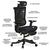 Офисное кресло Mealux S6 Air Fabric Black (HF-S6 F/B), изображение 9 Офисное кресло Mealux S6 Air Fabric Black (HF-S6 F/B), изображение 9
