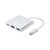 Концентратор HOCO USB-C to USB3.0+HDMI+PD HB14 Silver (6931474725790) Концентратор HOCO USB-C to USB3.0+HDMI+PD HB14 Silver (6931474725790)