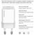 Зарядное устройство ColorWay C101D GaN Mini 20W PD PPS USB-C + cable USB-C to Lightning white (CW-CHS059PDL-WT), изображение 9 Зарядное устройство ColorWay C101D GaN Mini 20W PD PPS USB-C + cable USB-C to Lightning white (CW-CHS059PDL-WT), изображение 9