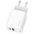 Зарядное устройство ColorWay C101E GaN Mini 45W PD PPS USB-C + USB-A QC4.0 white (CW-CHS060PD-WT), изображение 4 Зарядное устройство ColorWay C101E GaN Mini 45W PD PPS USB-C + USB-A QC4.0 white (CW-CHS060PD-WT), изображение 4