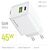 Зарядное устройство ColorWay C101E GaN Mini 45W PD PPS USB-C + USB-A QC4.0 white (CW-CHS060PD-WT), изображение 7 Зарядное устройство ColorWay C101E GaN Mini 45W PD PPS USB-C + USB-A QC4.0 white (CW-CHS060PD-WT), изображение 7