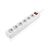 Сетевой фильтр питания REAL-EL RS-6 Protect M 3m, white (EL122300033), изображение 6 Сетевой фильтр питания REAL-EL RS-6 Protect M 3m, white (EL122300033), изображение 6