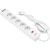 Сетевой фильтр питания 2E 5XSchuko, 3G*1.5мм, 3*USB-A, 2м, white (2E-SP515M2USBWH) Сетевой фильтр питания 2E 5XSchuko, 3G*1.5мм, 3*USB-A, 2м, white (2E-SP515M2USBWH)