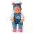Коляска для кукол Smoby Little для прогулок 3в1, с пупсом, синий (140308), изображение 2 Коляска для кукол Smoby Little для прогулок 3в1, с пупсом, синий (140308), изображение 2