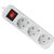 Сетевой удлинитель Defender S318 1.8 m 3 роз switch white (99233) Сетевой удлинитель Defender S318 1.8 m 3 роз switch white (99233)