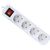 Сетевой удлинитель Defender S450 5.0 m 4 роз switch white (99239) Сетевой удлинитель Defender S450 5.0 m 4 роз switch white (99239)