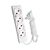 Сетевой удлинитель TECCO 3м 4 поста white (8681277841477) Сетевой удлинитель TECCO 3м 4 поста white (8681277841477)