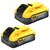 Аккумулятор к электроинструменту DeWALT 18 В XR Li-lon PowerStack 5Ah, 2 шт. (DCBP518H2) Аккумулятор к электроинструменту DeWALT 18 В XR Li-lon PowerStack 5Ah, 2 шт. (DCBP518H2)