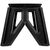 Стул складной Tribe Camp Chair Low пластиковий Black (T-EF-0001-black), изображение 4 Стул складной Tribe Camp Chair Low пластиковий Black (T-EF-0001-black), изображение 4