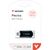 USB флеш накопитель Verbatim 256GB Plectra Black USB-C (30226), изображение 2 USB флеш накопитель Verbatim 256GB Plectra Black USB-C (30226), изображение 2