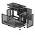 Корпус Deepcool CH260 Black (R-CH260-BKNGM0-G-1), изображение 10 Корпус Deepcool CH260 Black (R-CH260-BKNGM0-G-1), изображение 10