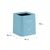 Кошик для паперів Axent Настільний контейнер для сміття, квадратний, блакитний (2132-07-A), зображення 3 Кошик для паперів Axent Настільний контейнер для сміття, квадратний, блакитний (2132-07-A), зображення 3