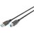 Дата кабель USB 3.0 AM/BM 1.8m black Digitus (AK-300115-018-S)