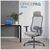 Офисное кресло OfficePro Wave OC599-B-DG-DG (OC599-B-DG-DG), изображение 2 Офисное кресло OfficePro Wave OC599-B-DG-DG (OC599-B-DG-DG), изображение 2