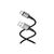 Дата кабель USB 2.0 AM to USB-C 1.0m 3A black BOROFONE (6974443386417), изображение 2 Дата кабель USB 2.0 AM to USB-C 1.0m 3A black BOROFONE (6974443386417), изображение 2