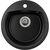 Мойка кухонная GRANADO RONDA black shine з сифоном (470*490mm.) (gr2201) Мойка кухонная GRANADO RONDA black shine з сифоном (470*490mm.) (gr2201)
