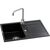 Мойка кухонная GRANADO комплект VALENCIA black shine_чаша ліворуч (ksg0701L), изображение 2 Мойка кухонная GRANADO комплект VALENCIA black shine_чаша ліворуч (ksg0701L), изображение 2