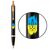 Ручка шариковая Parker IM 17 UKRAINE Black GT BP Трезубец фигурный на фоне флага + блокнот+подар.упаковка GIFT24 (22032b24_T1026u), изображение 3 Ручка шариковая Parker IM 17 UKRAINE Black GT BP Трезубец фигурный на фоне флага + блокнот+подар.упаковка GIFT24 (22032b24_T1026u), изображение 3