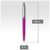 Ручка шариковая Parker JOTTER 17 Originals Magenta CT BP в Eco упаковке (15 532e), изображение 4 Ручка шариковая Parker JOTTER 17 Originals Magenta CT BP в Eco упаковке (15 532e), изображение 4
