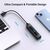Концентратор XoKo USB-C 5-in-1 USB 3.0 + USB 2.0 + SD/TF + RJ45 100Mbps silver (XK-AC-350), изображение 5 Концентратор XoKo USB-C 5-in-1 USB 3.0 + USB 2.0 + SD/TF + RJ45 100Mbps silver (XK-AC-350), изображение 5