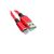 Дата кабель USB 2.0 AM to Micro 5P 1.0m 2.4A braided red XO (NB143-M1-RD), изображение 2 Дата кабель USB 2.0 AM to Micro 5P 1.0m 2.4A braided red XO (NB143-M1-RD), изображение 2