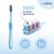 Зубная щетка Fesco Ultra Multi Brush Soft Голубая (4820204702083), изображение 5 Зубная щетка Fesco Ultra Multi Brush Soft Голубая (4820204702083), изображение 5