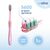 Зубная щетка Fesco Ultra Multi Brush Soft Розовая (4820204702090), изображение 3 Зубная щетка Fesco Ultra Multi Brush Soft Розовая (4820204702090), изображение 3