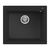 Мойка кухонная Elleci Q 105 on top black k86 Мойка кухонная Elleci Q 105 on top black k86