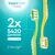 Зубная щетка Fesco Expert Clean Extra Soft Желтая 1 шт. + Зеленая 1 шт. (4820204702328), изображение 3 Зубная щетка Fesco Expert Clean Extra Soft Желтая 1 шт. + Зеленая 1 шт. (4820204702328), изображение 3