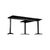 Компьютерный стол Anda Seat Wind Seeker Black (AD-D-PT-1600-01-B), изображение 5 Компьютерный стол Anda Seat Wind Seeker Black (AD-D-PT-1600-01-B), изображение 5