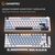 Клавиатура GamePro Genesis Warden MK160BL Outemu Swithes USB White (MK160BL), изображение 10 Клавиатура GamePro Genesis Warden MK160BL Outemu Swithes USB White (MK160BL), изображение 10