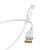 Дата кабель USB 2.0 AM to USB-C 1.0m 2.4A silicone white Denmen (DM-D06T-WH), зображення 2 Дата кабель USB 2.0 AM to USB-C 1.0m 2.4A silicone white Denmen (DM-D06T-WH), зображення 2