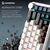 Клавіатура GamePro Asgard Valhalla MK210W Pro 65 RGB Wireless/Bluetooth/USB White (MK210W Pro), зображення 7 Клавіатура GamePro Asgard Valhalla MK210W Pro 65 RGB Wireless/Bluetooth/USB White (MK210W Pro), зображення 7